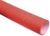 Туба ПНД 110 красная гофр.двухслойн.(50м) Рувинил
