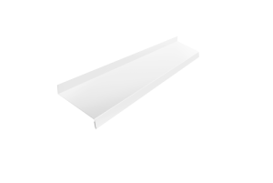 Отлив простой 150 0,45 PE с пленкой RAL 9003 сигнальный белый (3м)