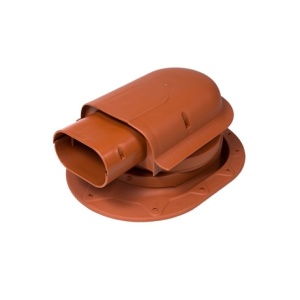 Проходка GLASSIC для фальцевой и мягкой готовой кровли Vilpe (732564) RP 32-т.коричневый/RAL 8019