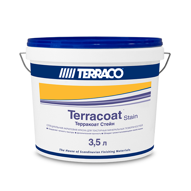 Краска защитная TERRACO Terracoat Stain 3,5 л