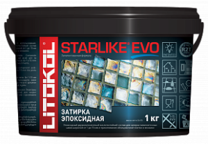Литокол Starlike Evo S105 Bianco Titanio эпокс. затирка 5кг