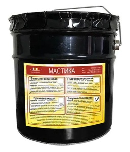Мастика битумная (гидроизоляционная) 20 кг "ДИПЛОМАТ"