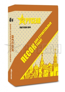 Песок 40кг русеан