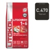 Литокол Litochrom 1-6 С.470 затир.смесь Черный 2кг.