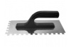 Гладилка 270х130мм нержавеющая зубчатая 8мм БИБЕР 35314