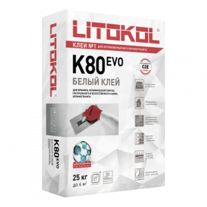 Литокол LitoFlex K80 Evo БЕЛЫЙ клей 25кг
