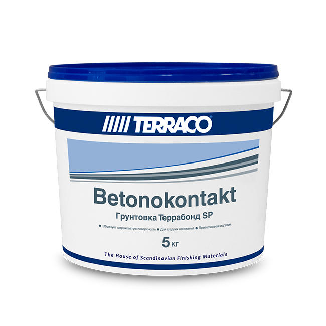 Грунтовка Terraco Terrabond SP Betonokontakt 5 кг