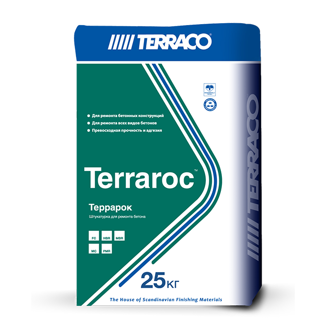 Штукатурка Terraco Terraroc FC финишная 25 кг