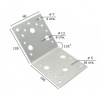Крепежный уголок под 135 градусов KUS 105x105x90 (50 шт)																													