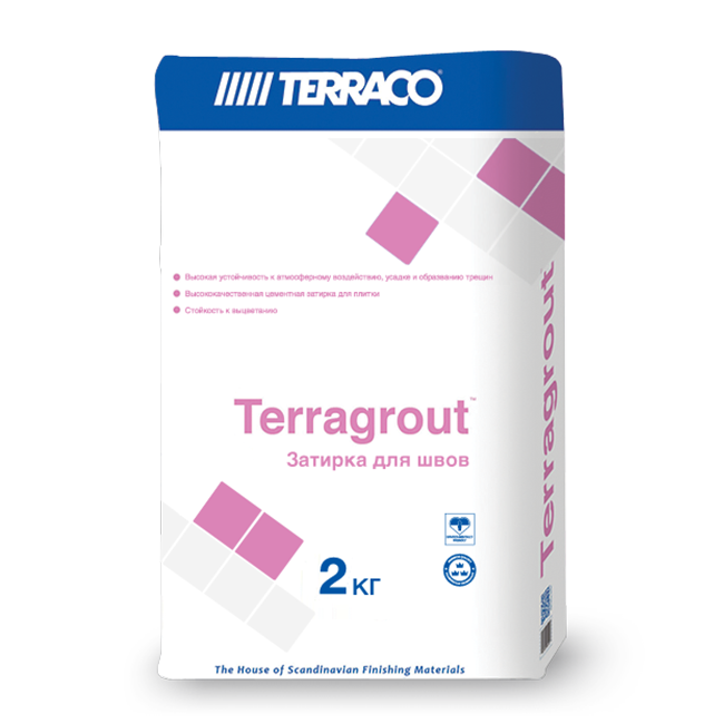 Затирка цветная для плитки Terraco Terragraut
