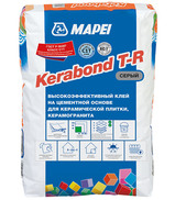 Клей для плитки,керамогранита и мозаики Mapei Kerabond T-R серый (класс С1) 25кг.
