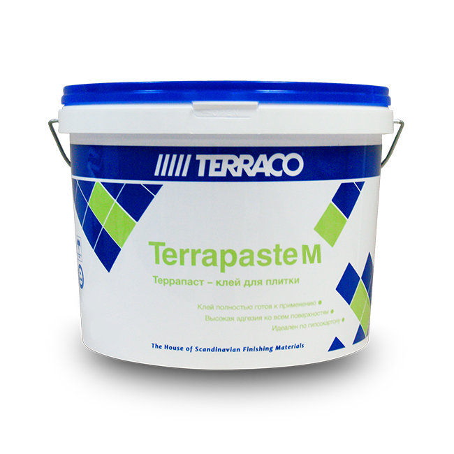 Terraco Terrapaste M/Террако Террапаст М высококачественный акриловый клеящий состав для приклеивания утеплителя