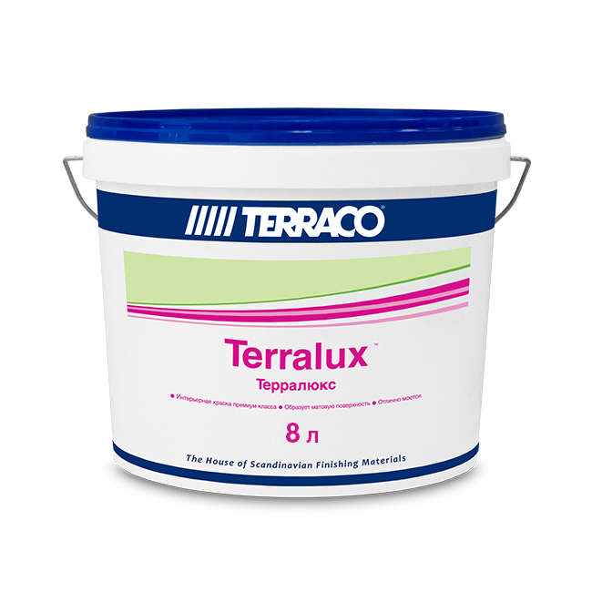 Краска универсальная TERRACO Terralux 8 л