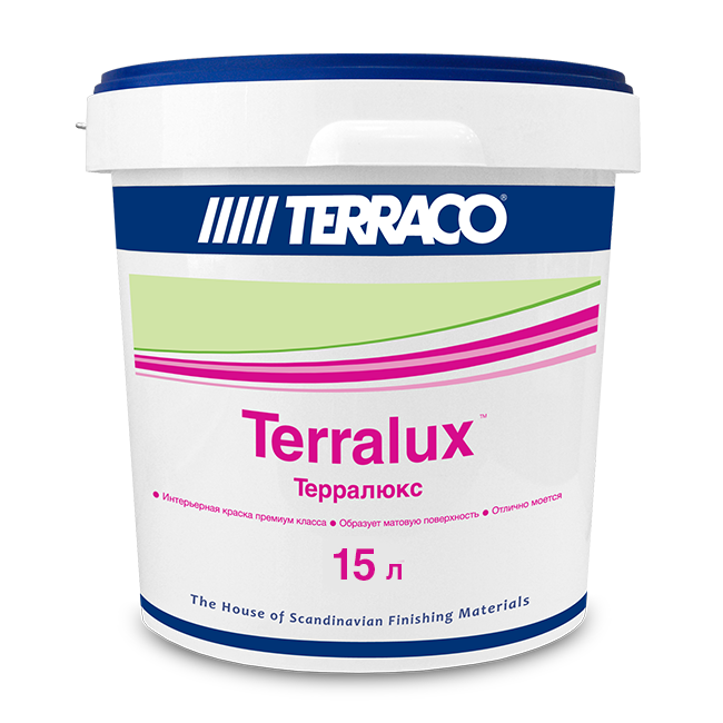 Краска универсальная TERRACO Terralux 15 л