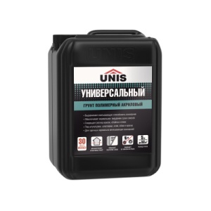 Грунтовка "UNIS" универсальная, 10л (75шт./поддон)