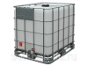 Емкость кубическая пласт.1м3 (1,25х1,25х1,15м;50кг) в обрешотке алюм.(Б/У) тех.вода