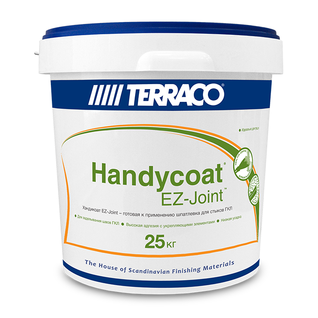 Террако Handycoat EZ-Joint. Шпатлевка полимерная для внутренних работ. (25кг)
