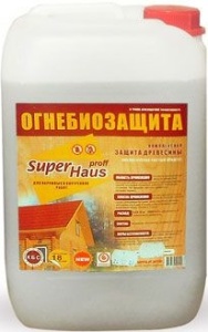 Огнебиозащита"SuperHaus" 10л. красная БС-83