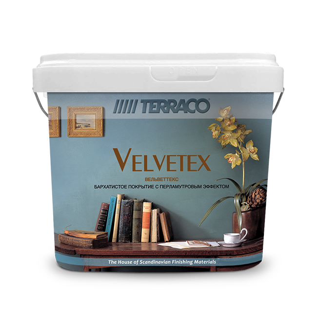 Декоративное покрытие Terraco Velvetex белый 1 кг