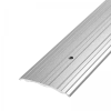 ЛУКА Порог стыкоперекрывающий ПС 07-1800-01n серебро (1,8м)60мм