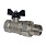  Кран шаровый PN40 1/2" В/Н со сгоном бабочка
