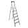 Стремянка стальная 6 ступенчатая БИБЕР 98106